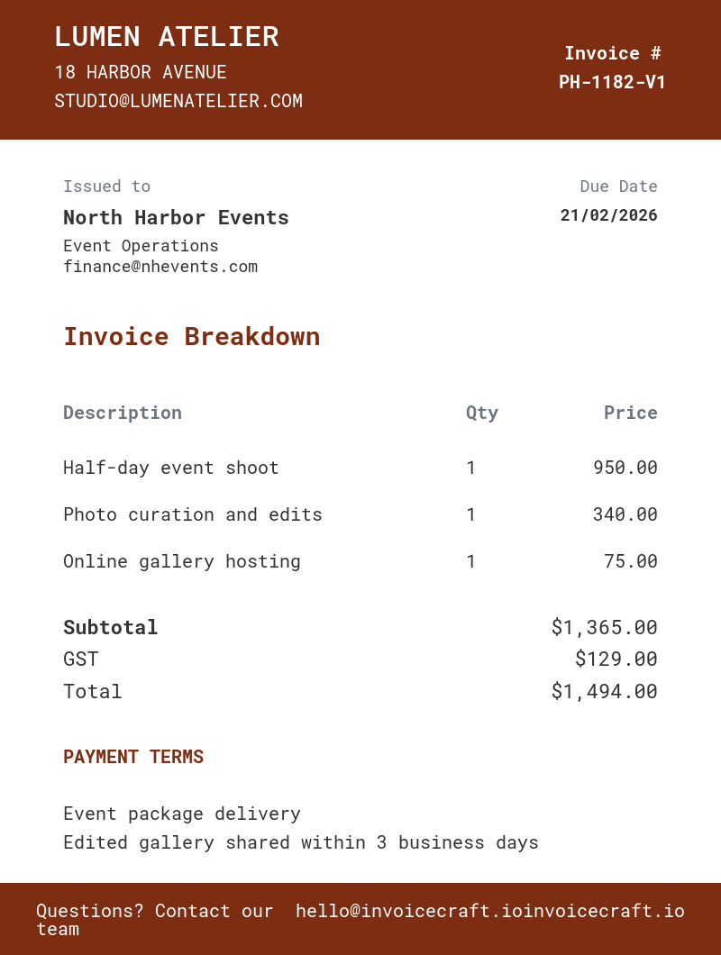 Teal invoice preview v1